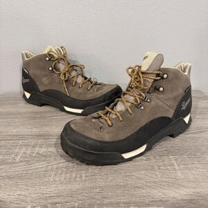 Danner Panorama Mid 6" Hiking Boots Mens 13 Olive Black Good Suede Waterproof